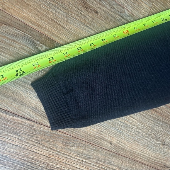 Nike Golf Sweater Men's Size XLarge Black Merino Wool Crewneck Pullover - Picture 8 of 9